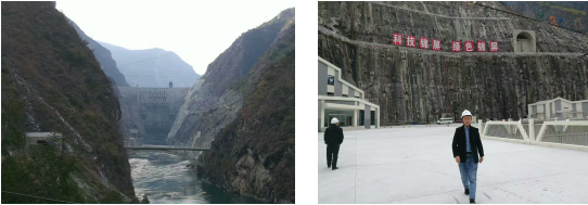 锦屏水电站深部岩石检测