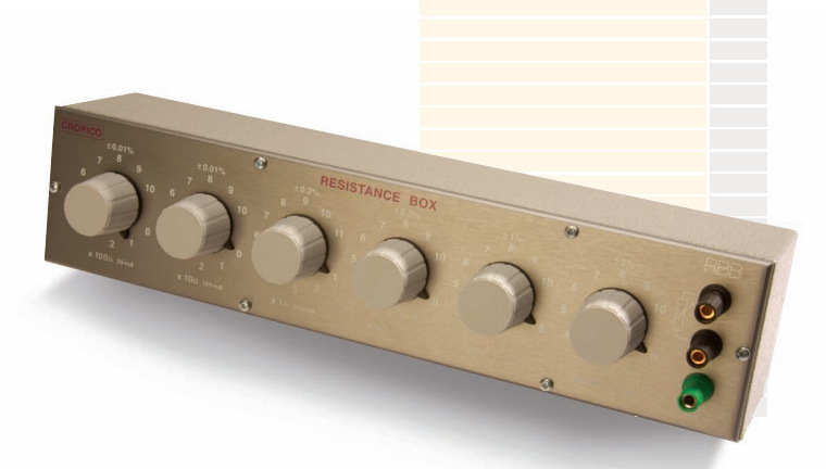 cropico十进位电阻箱RBB5-BRBB5-DRBB6-BRBB6-C