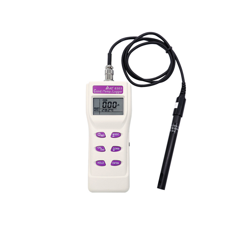 衡欣AZ8303 电导率测试仪 电导率检测仪器 电导率仪 电导率探头