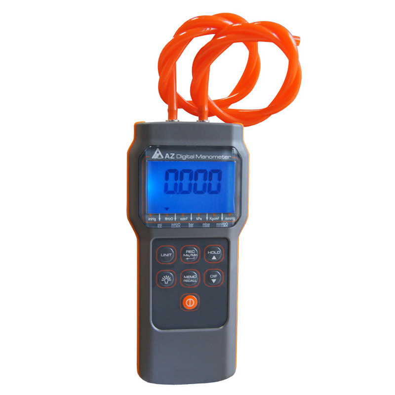 台湾衡欣AZ82012 电子微压差计 数字压差仪 电子压力计