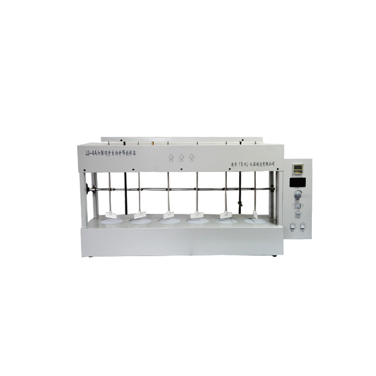 JJ-4A六联自动升降电动搅拌器 耐腐蚀耐磨寿命长数字显示