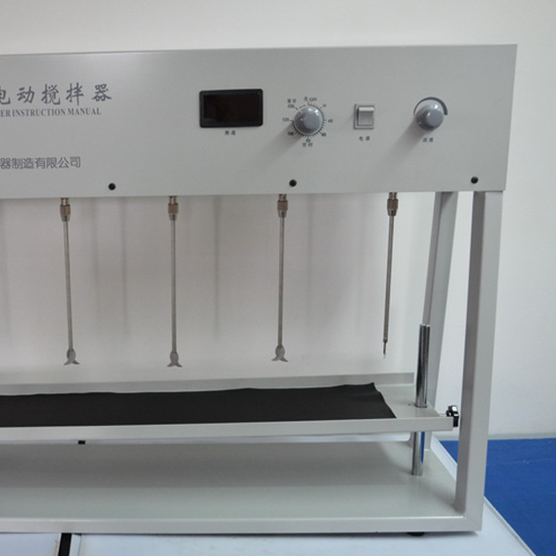 JJ-4数显六联同步电动搅拌器 测速实验室用搅拌机六联恒温搅拌器