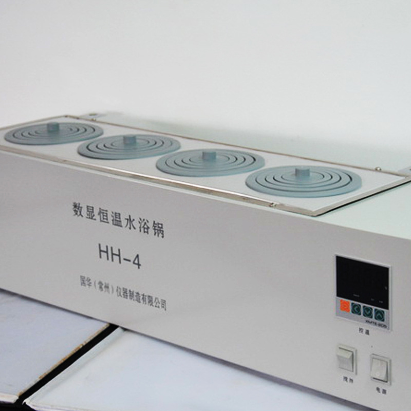 HH-4数显恒温循环水浴锅单列独立控温四孔恒温水箱