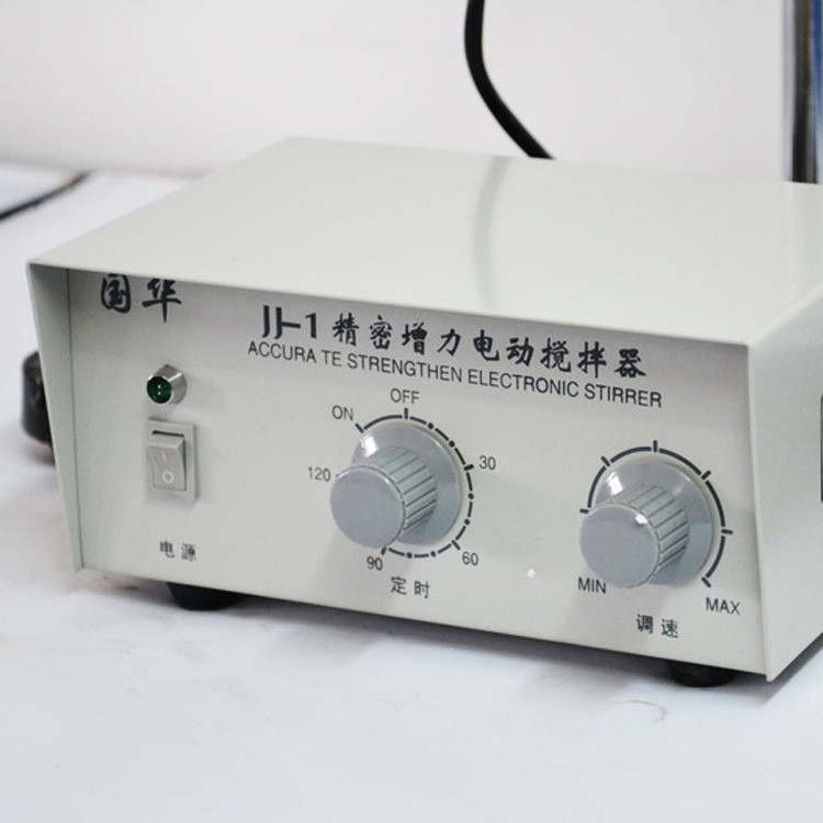 JJ-1 60W增力电动搅拌器 不锈钢抗腐蚀 无极调速石油化工科研