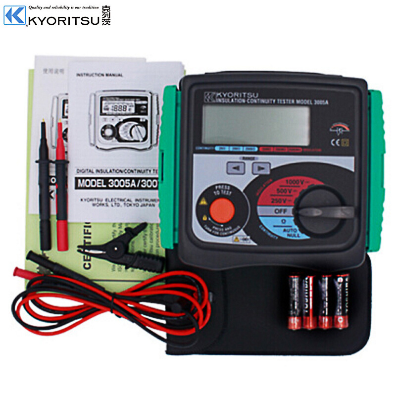 日本共立 3005A 绝缘/导通测试仪 兆欧表/绝缘电阻测试仪