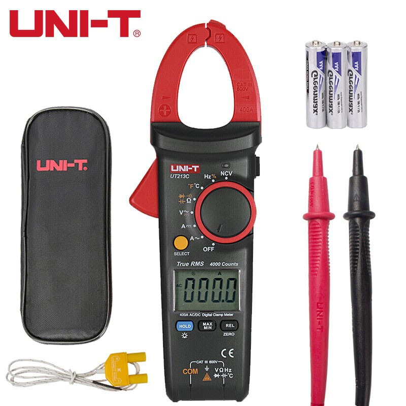 优利德UNI-T钳形表 UT200BUT201UT203数字交直流钳型万用表