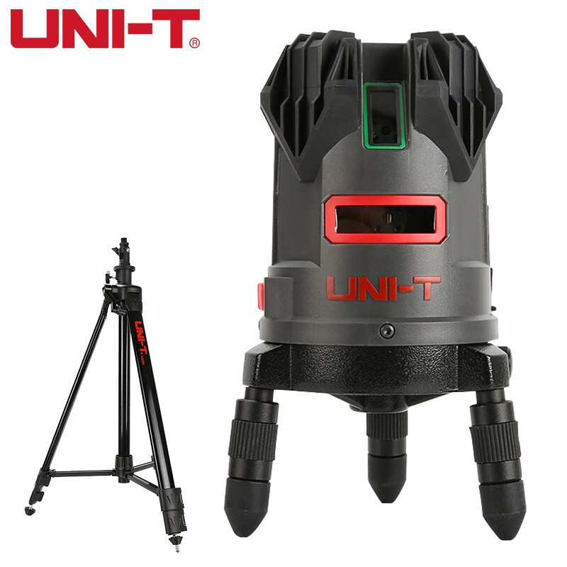 优利德UNI-TLM555LD水平仪绿光5线红外线激光标线仪打线仪