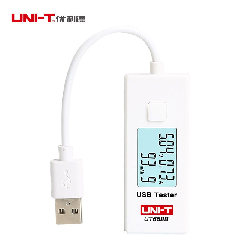 优利德UNI-TUT658B USB测试仪充电宝手机平板电脑USB端口检测