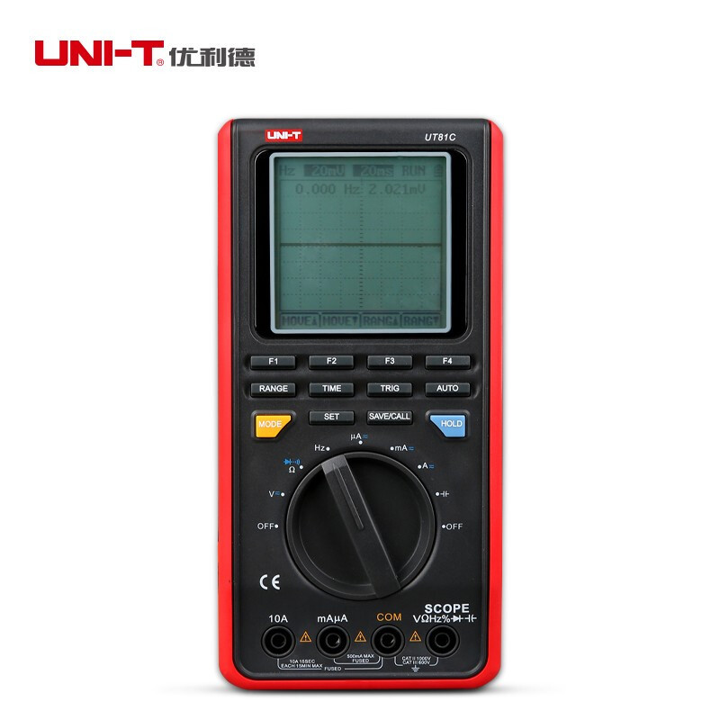 优利德UNI-TUT81C 示波型数字万用表USB传输手持式示波表