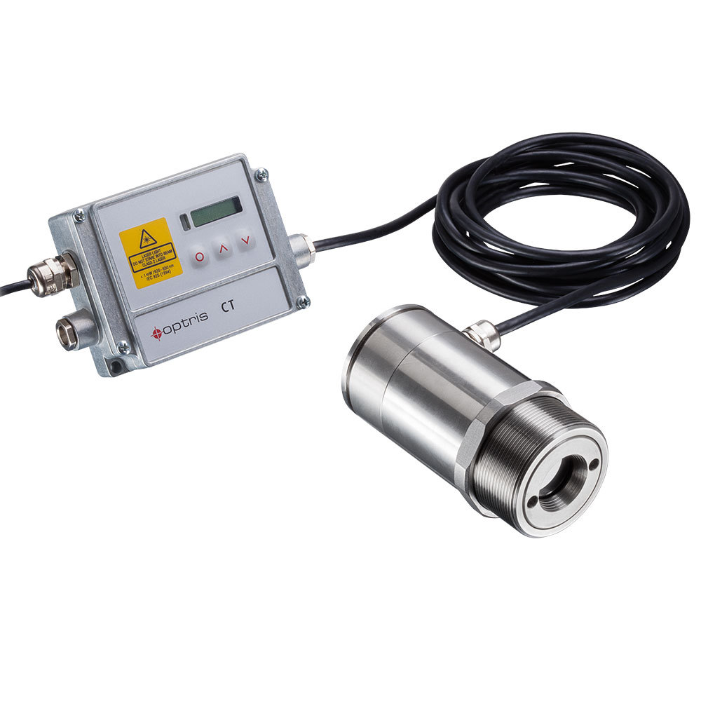 optris CTlaser MT型通过火焰进行温度测量的红外测温仪