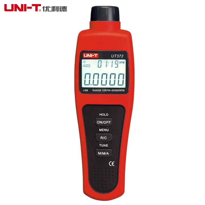 优利德UNI-T UT372 转速测速仪非接触式转速表数显转速计