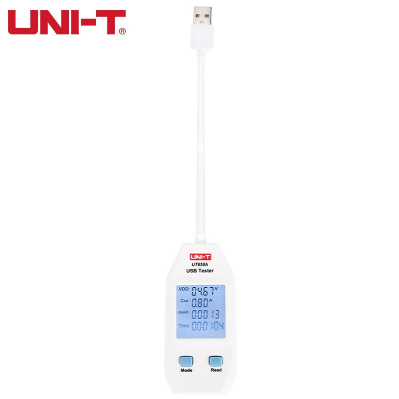 优利德UNI-TUT658A USB测试仪充电宝手机笔记本平板电脑USB