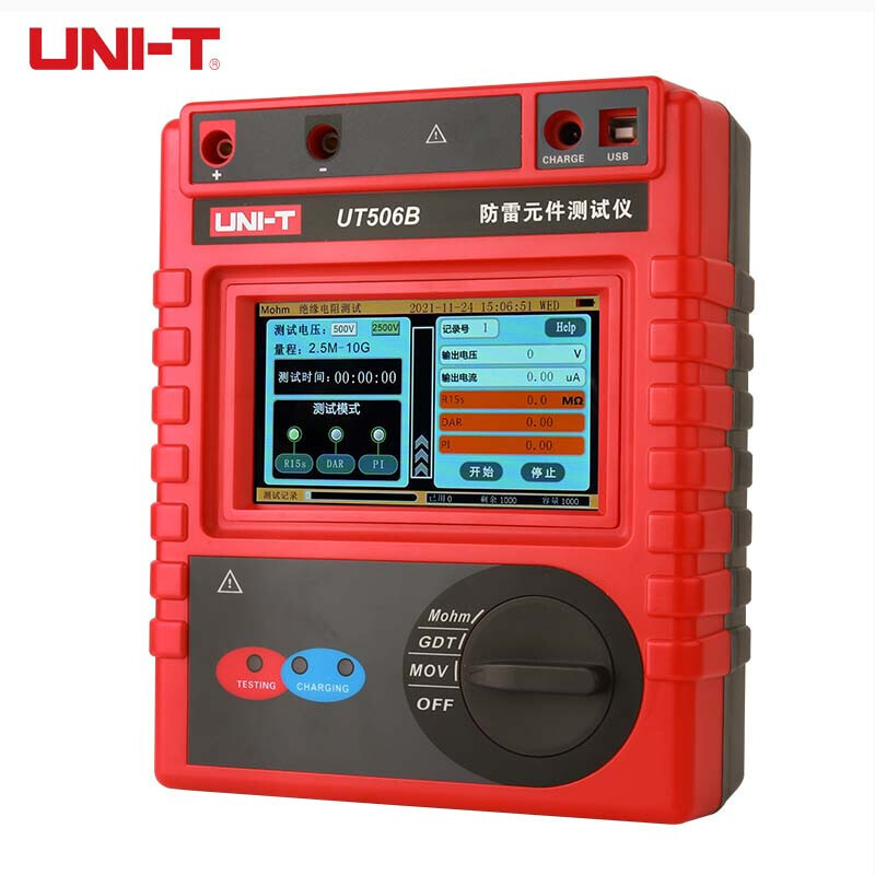 优利德UNI-TUT506B 智能型防雷元件测试仪放电管绝缘电阻仪压