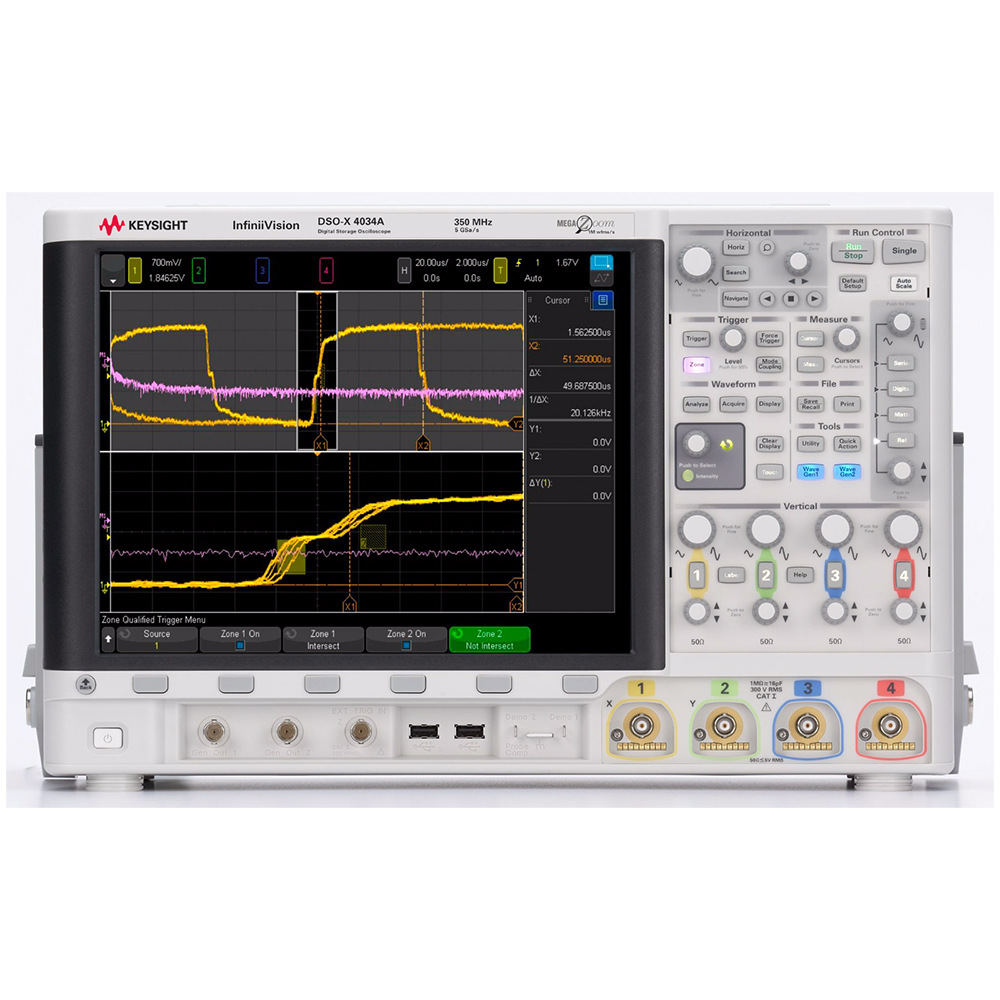 DSOX4034A 示波器 350MHz 4个模拟通道
