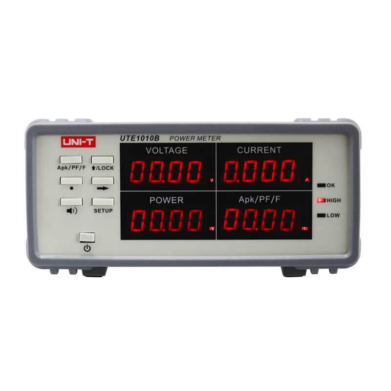 优利德UNI-TUTE1010B 智能电参数测试仪 功率计 UTE1010B