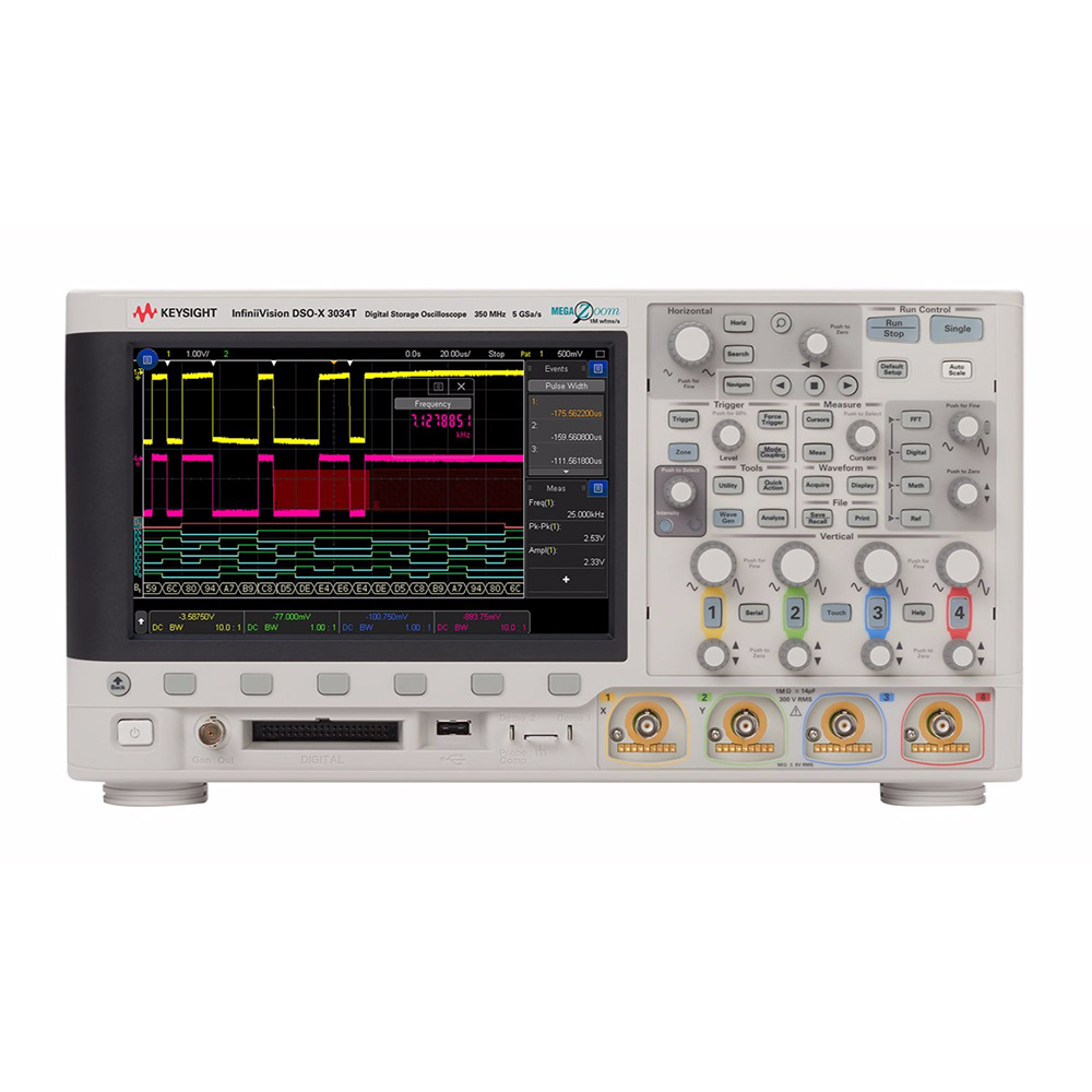 DSOX3034T 示波器 350MHz 4个模拟通道