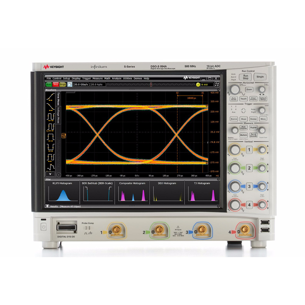 DSOS054A 清晰度示波器 500 MHz 4 个模拟通道