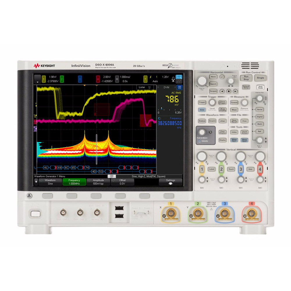 DSOX6004A 示波器1GHz 至6GHz 4个模拟通道