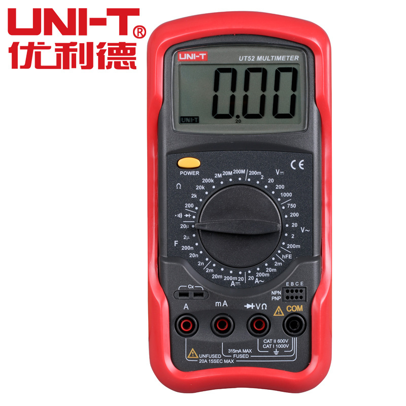 优利德 UT52 数字多用表 通用型数字多用表
