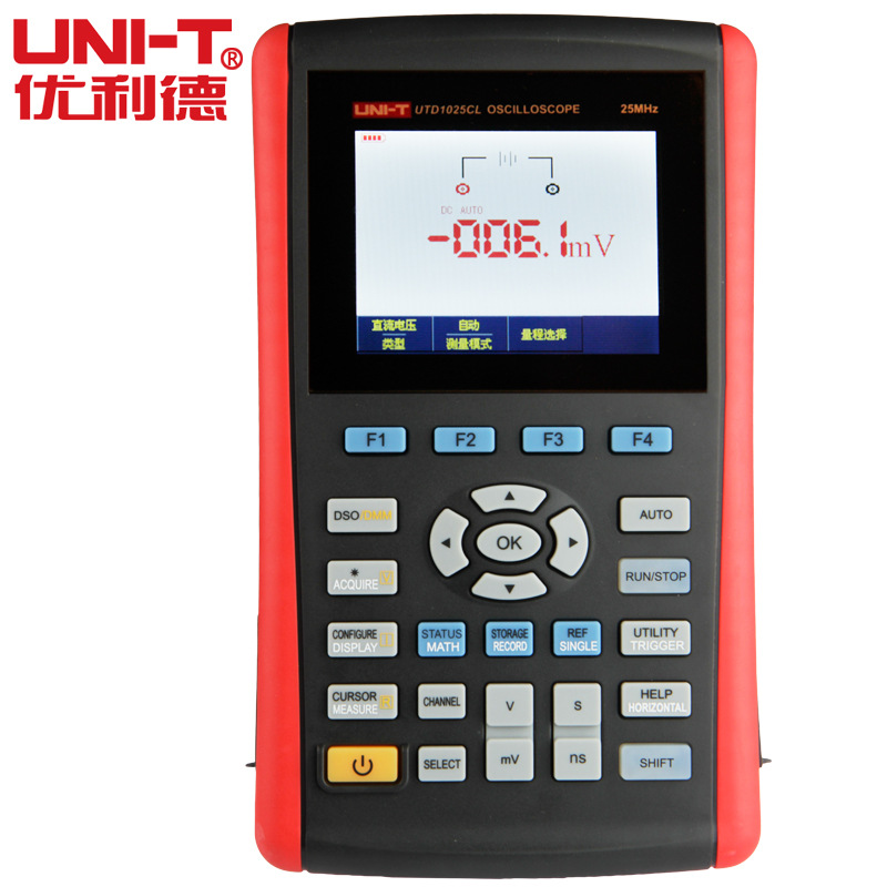 优利德UTD1025CL 手持式数字存储示波器 25MHZ