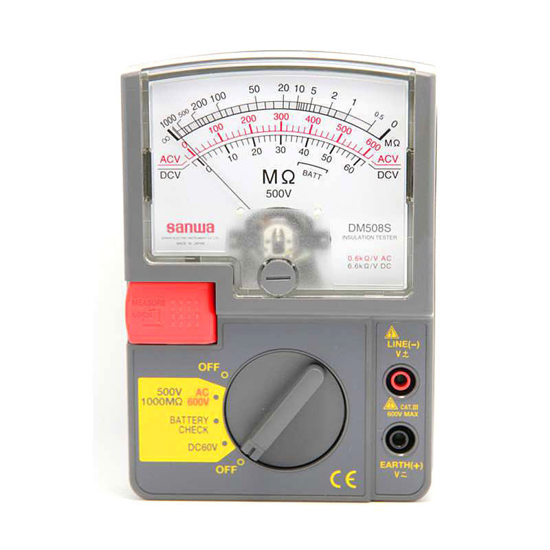 日本 DM508S 模拟式兆欧表 模拟式绝缘电阻计